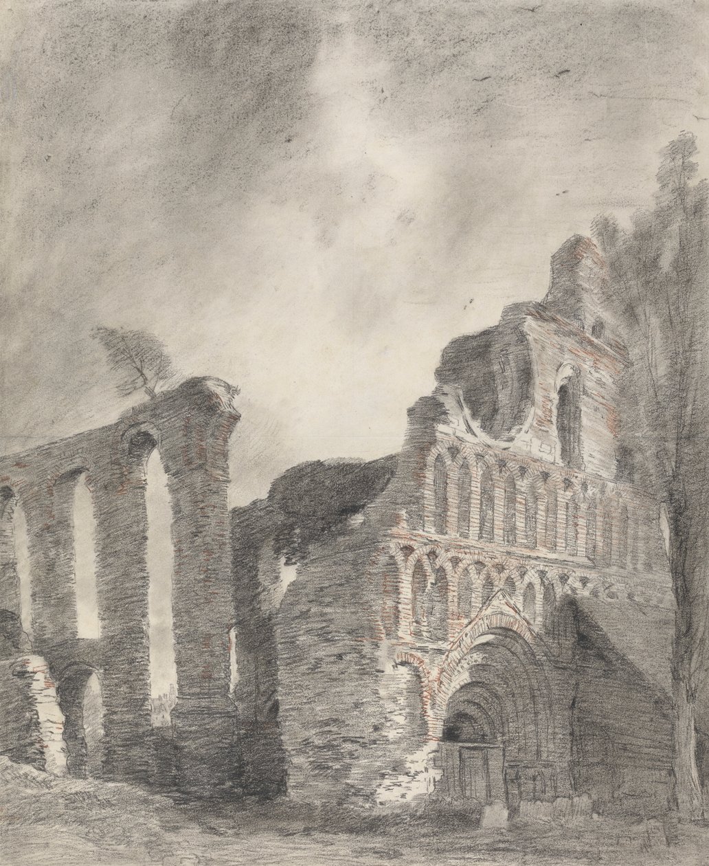 St. Botolph kolostorának romja, Colchester alkotó: John Constable