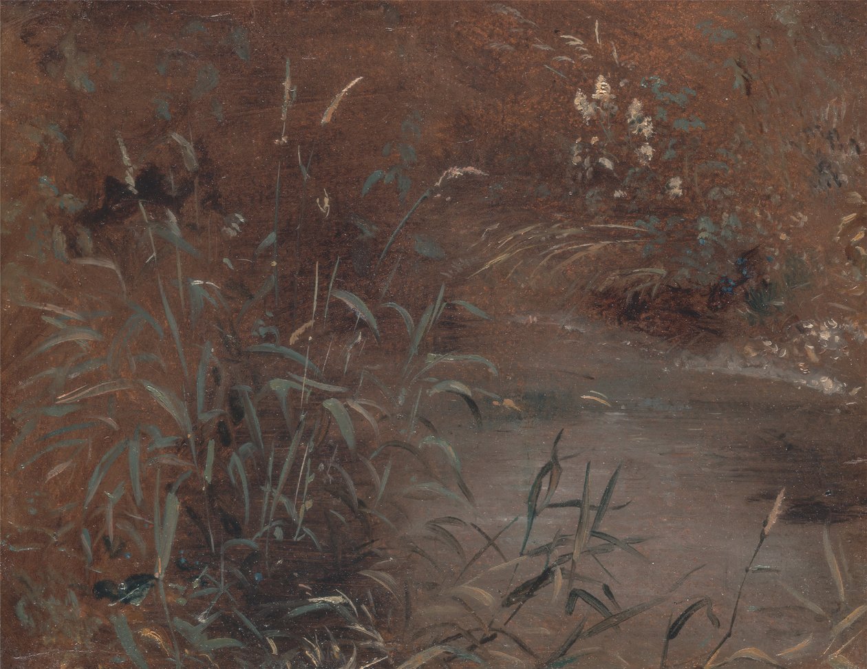 Rohan egy medence mellett, kb. 1821. alkotó: John Constable