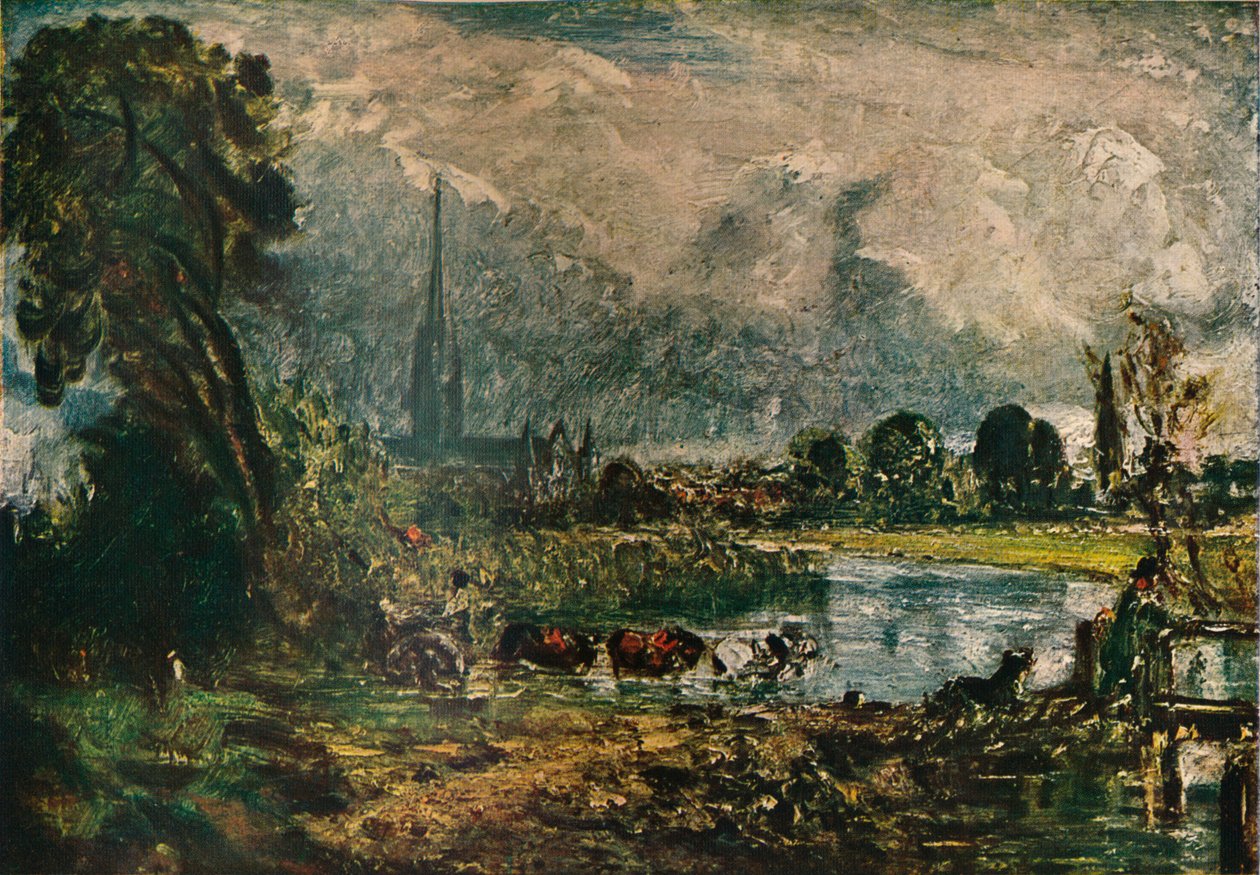 Salisbury katedrális, 1829. 1911 alkotó: John Constable