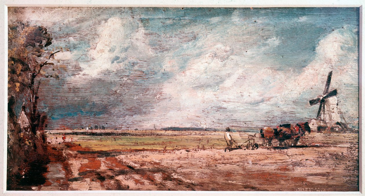 Tavasz East Bergholtban, Angliában (Festészet alkotó: John Constable