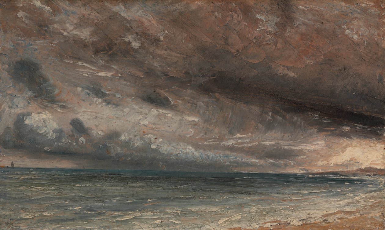 Viharos tenger, Brighton, kb. 1828. alkotó: John Constable