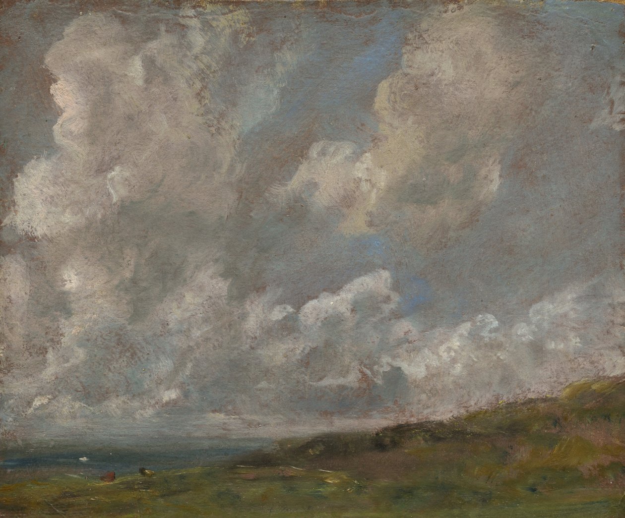 Tanulmány a felhőkről egy táj felett, 1821-22 körül alkotó: John Constable