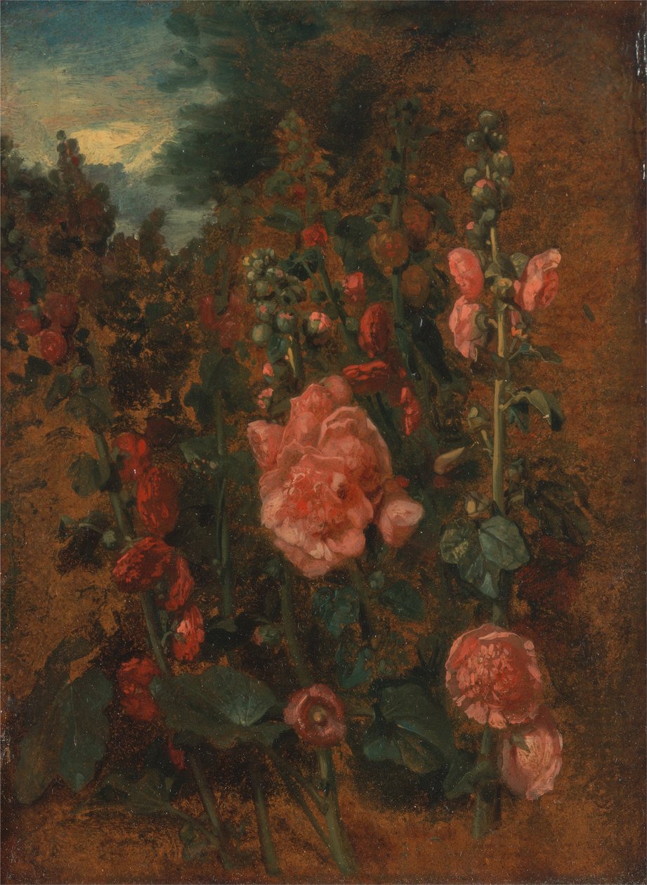 A magyalok tanulmányozása alkotó: John Constable