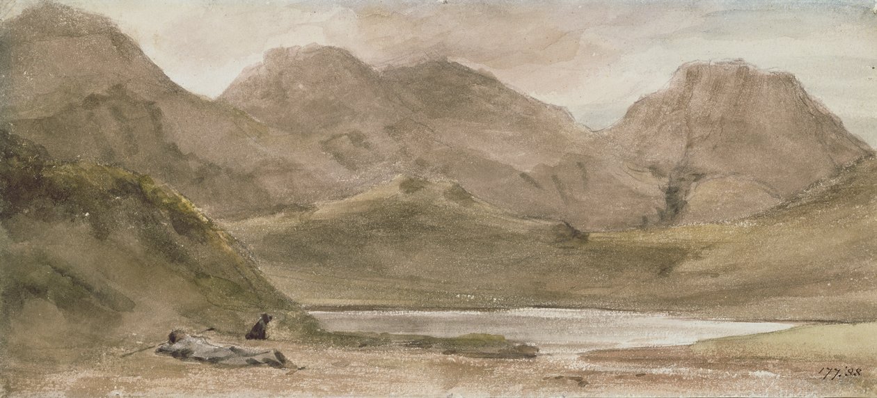 Sty Head Tarn, 1800. október 12 alkotó: John Constable