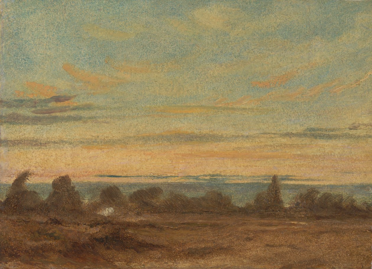Nyár - esti táj alkotó: John Constable