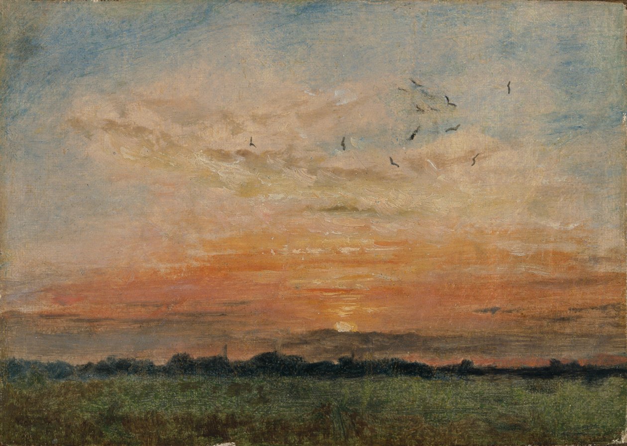 "Naplemente", 1796-1837 alkotó: John Constable