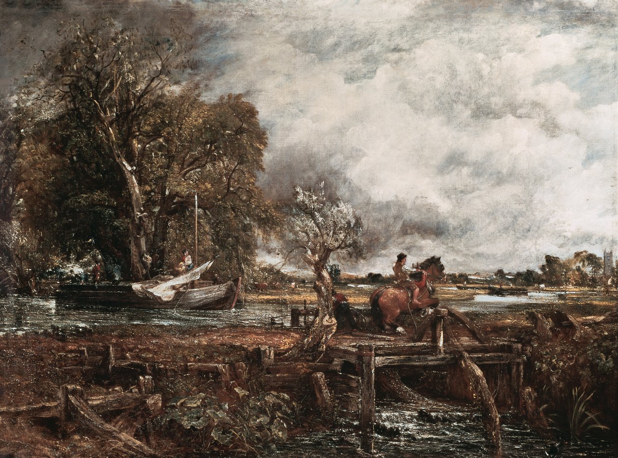 Az ugráló ló, 1825 körül alkotó: John Constable
