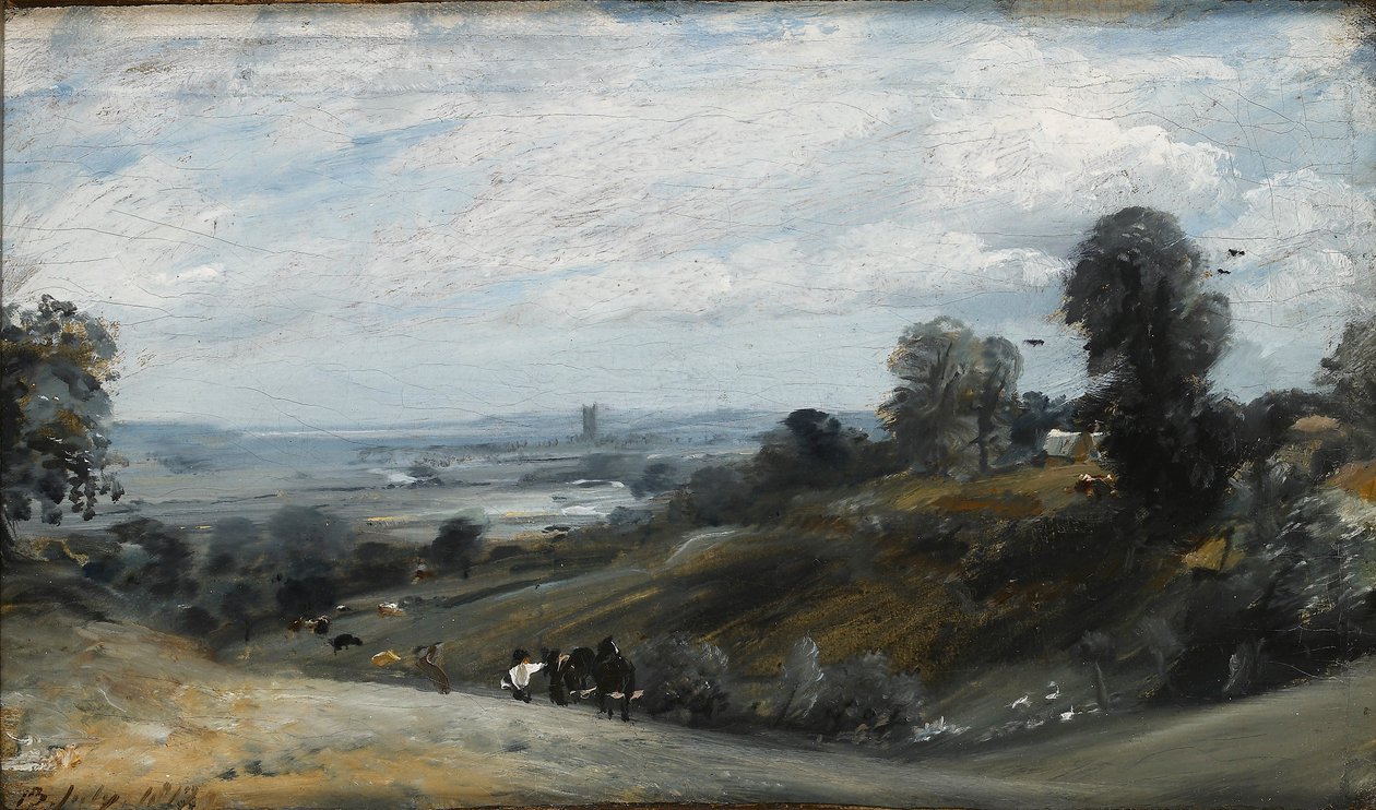 Dedham völgye Langhamből, 1812 alkotó: John Constable