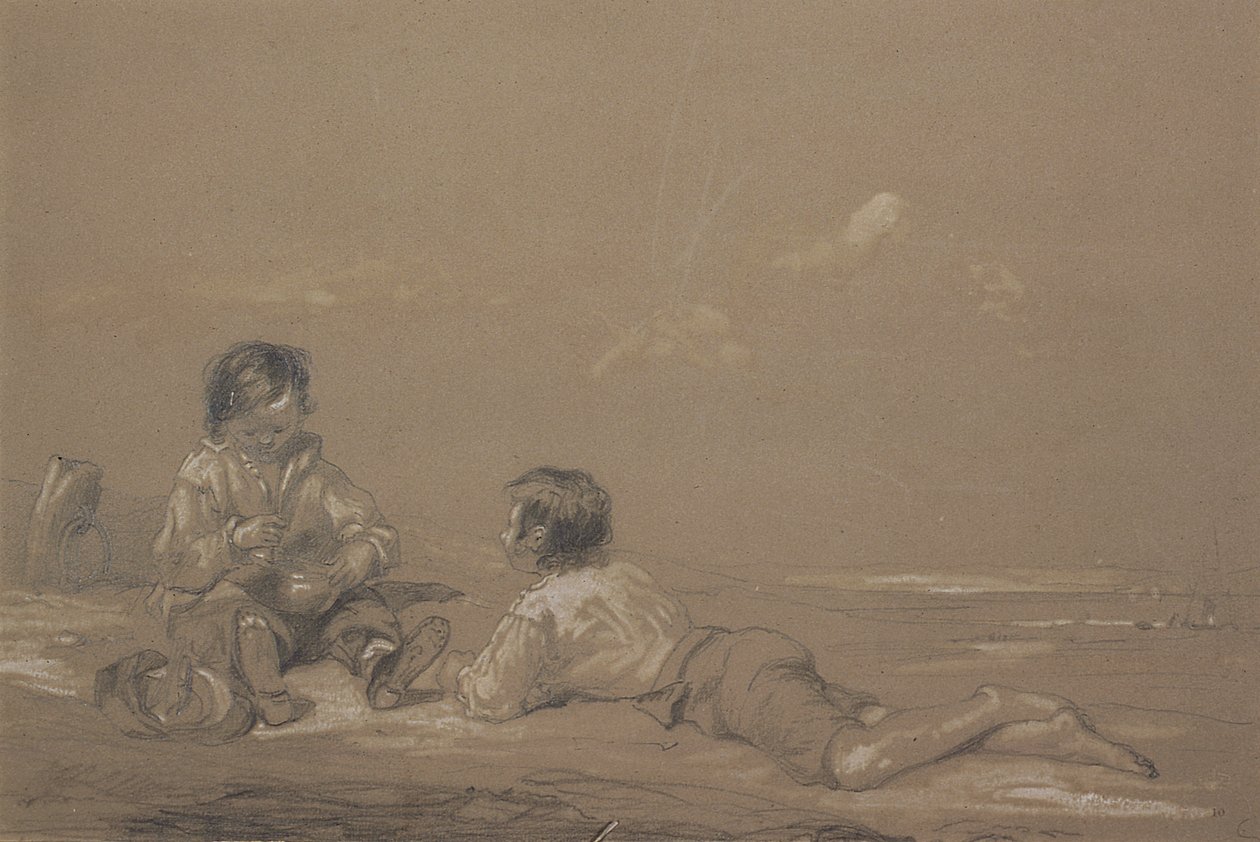 A fiatal hajóépítők alkotó: John Constable