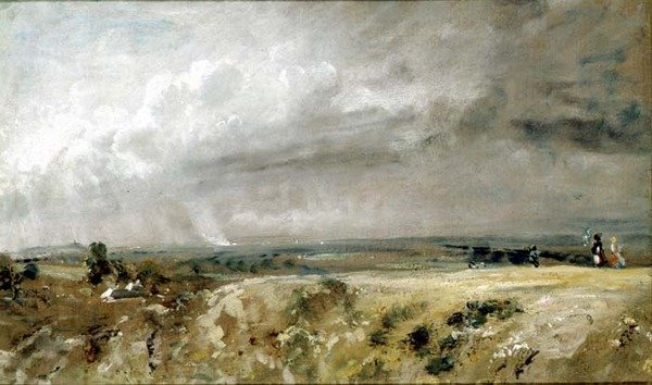 Kilátás a Hampstead Heath-re (olaj, vászon) alkotó: John Constable