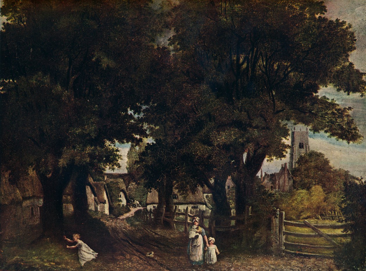Water Lane, Dedham, c1802, 1911 alkotó: John Constable