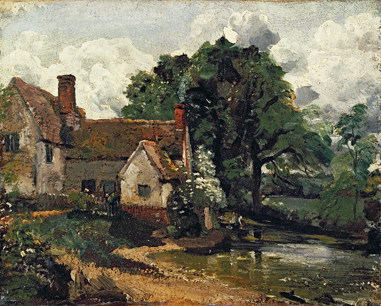 Willy Lott háza, 1816 alkotó: John Constable