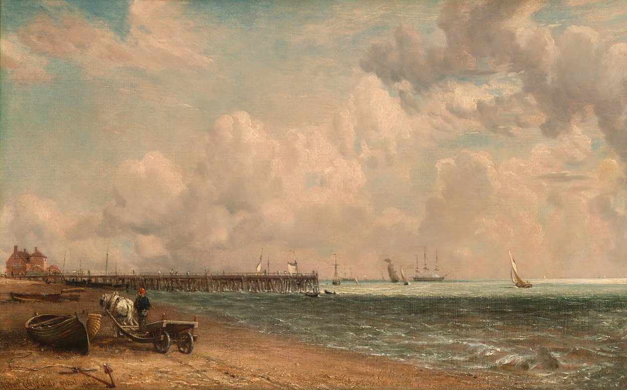 Yarmouth móló, 1822. alkotó: John Constable