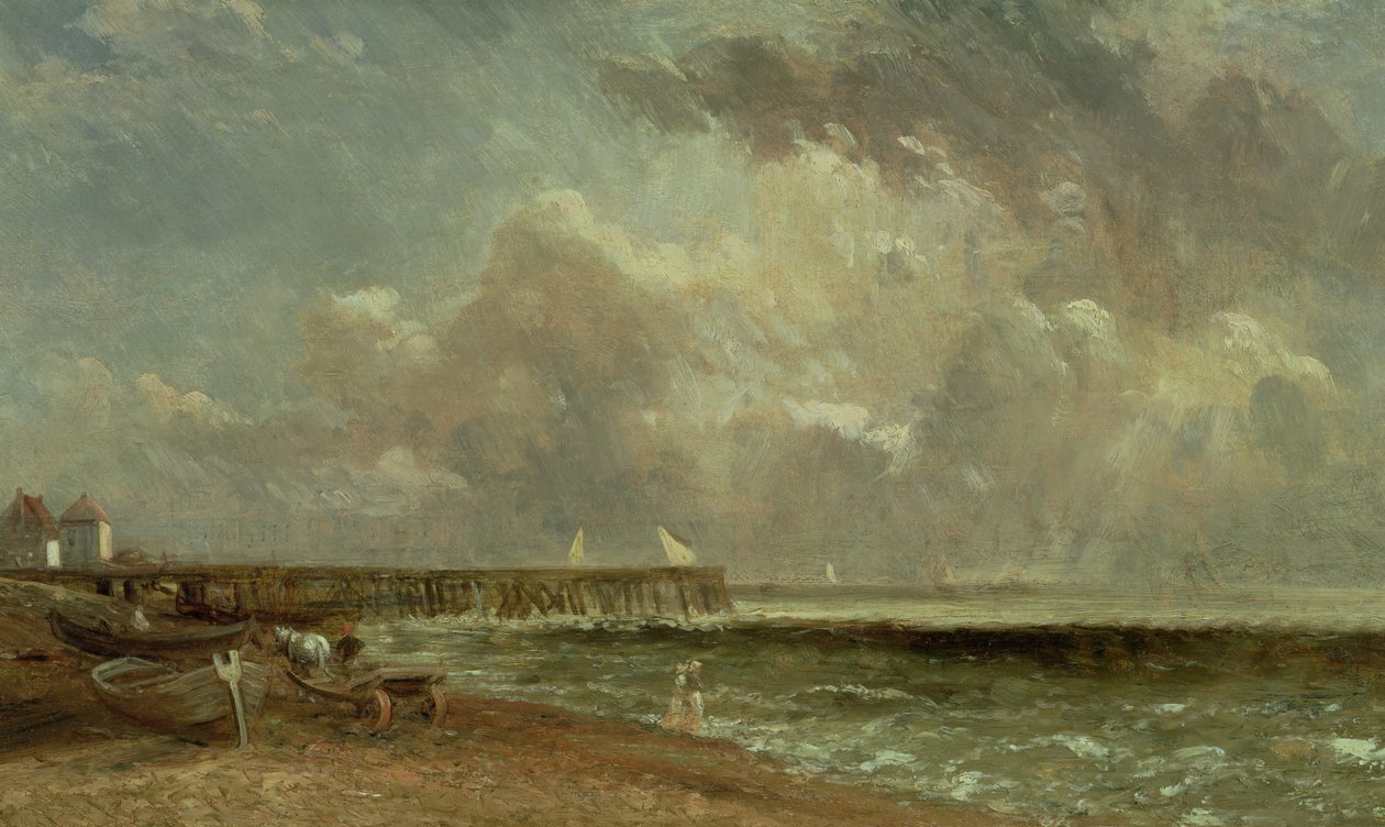 Yarmouth móló, 1822 alkotó: John Constable