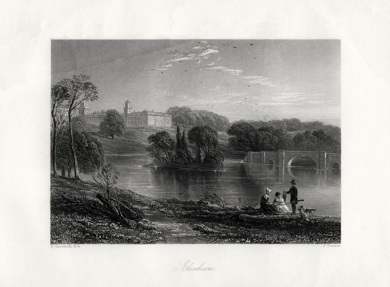 Blenheim, Oxfordshire, Anglia, 19. század alkotó: John Cousen
