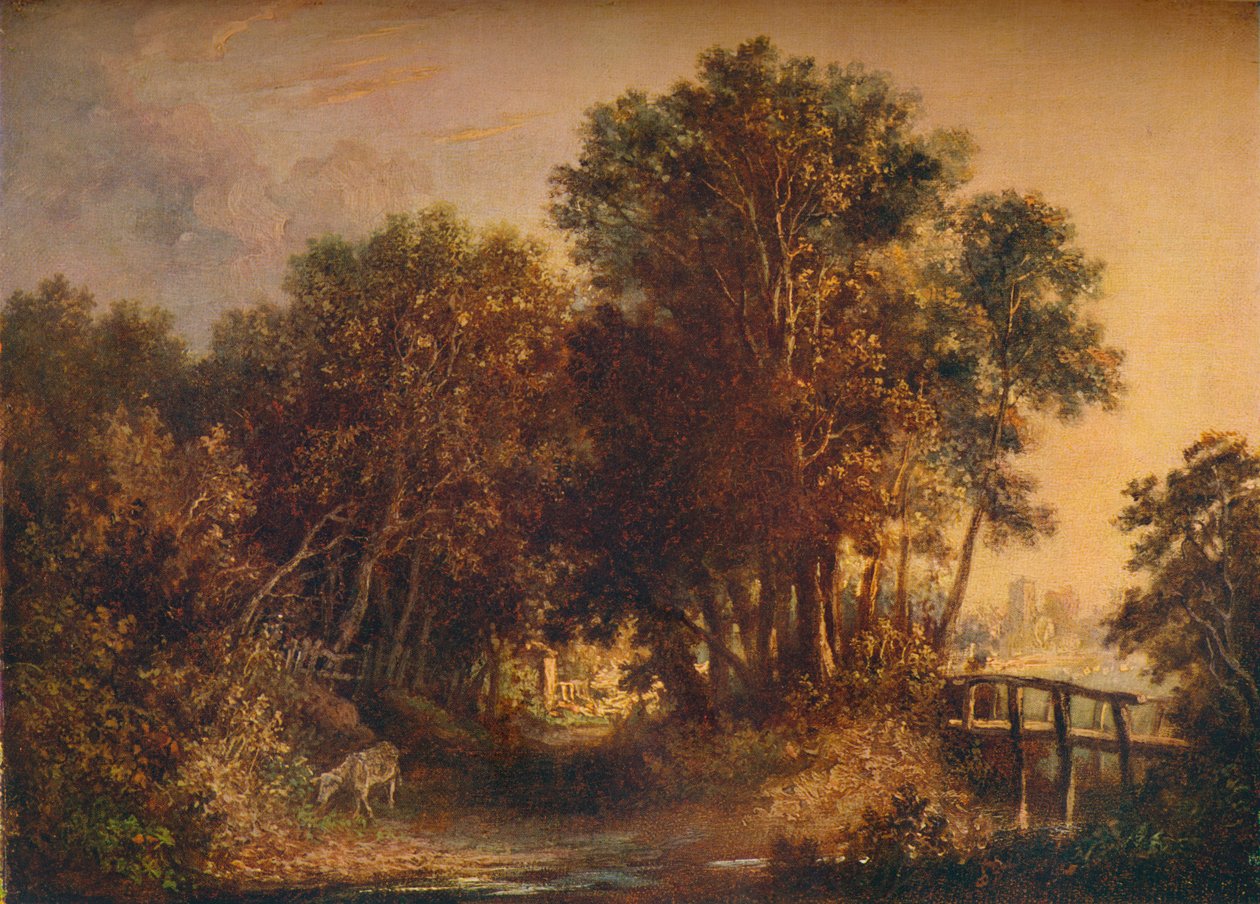 Egy erdős sáv, 1790 alkotó: John Crome