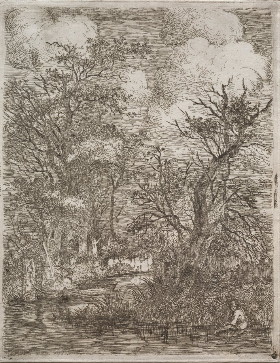 A malmok háta, c. 1812-1813. alkotó: John Crome