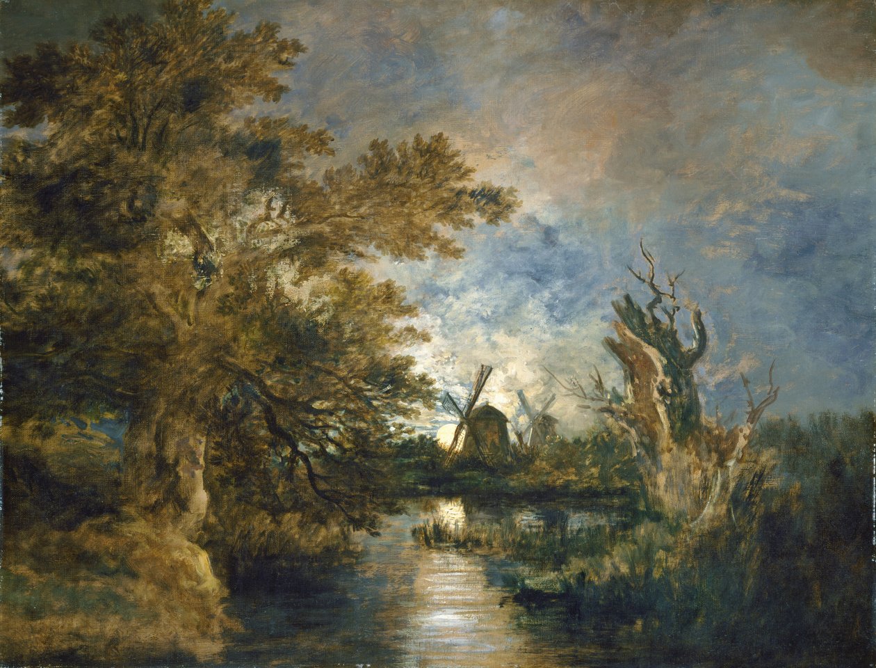 Holdfény a Yare-n alkotó: John Crome