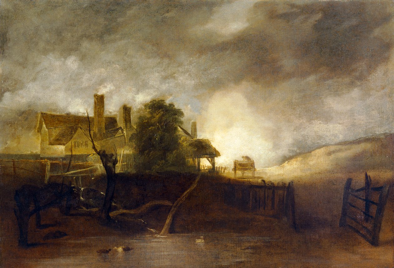 The Lime Kiln, c1805/06 (olaj, vászon) alkotó: John Crome
