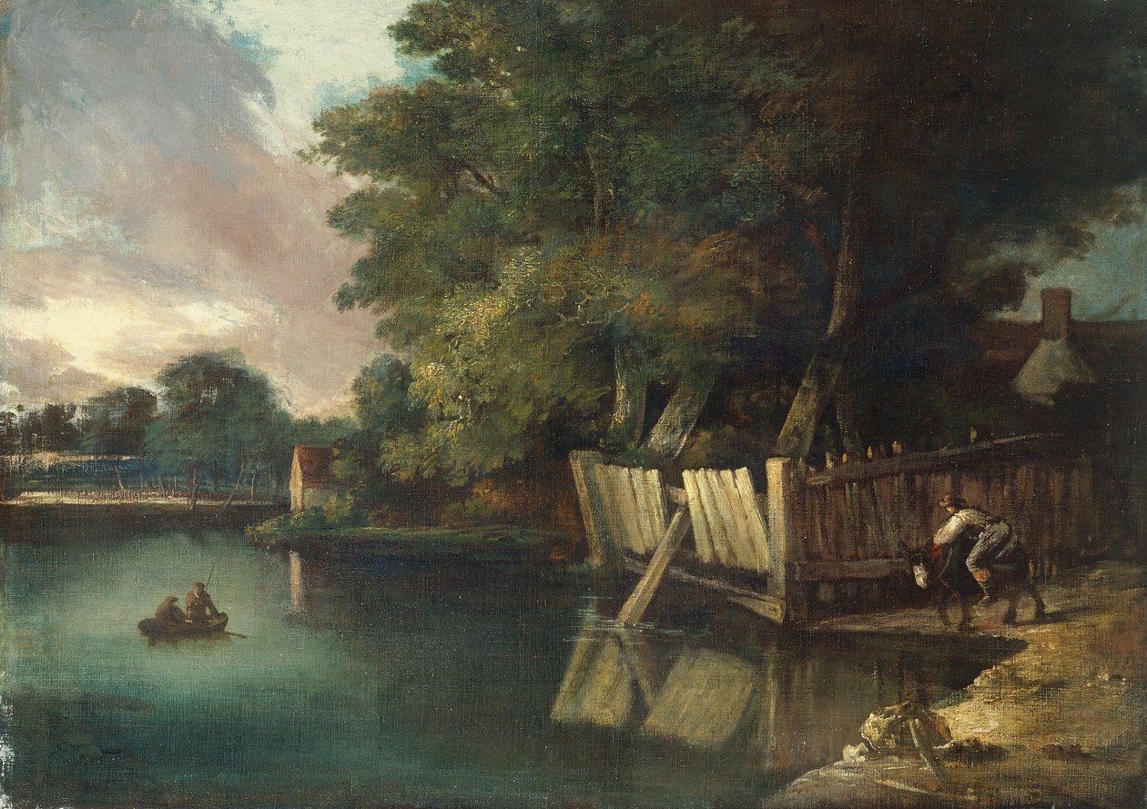 Watering Place, Heigham (olaj, vászon) alkotó: John Crome