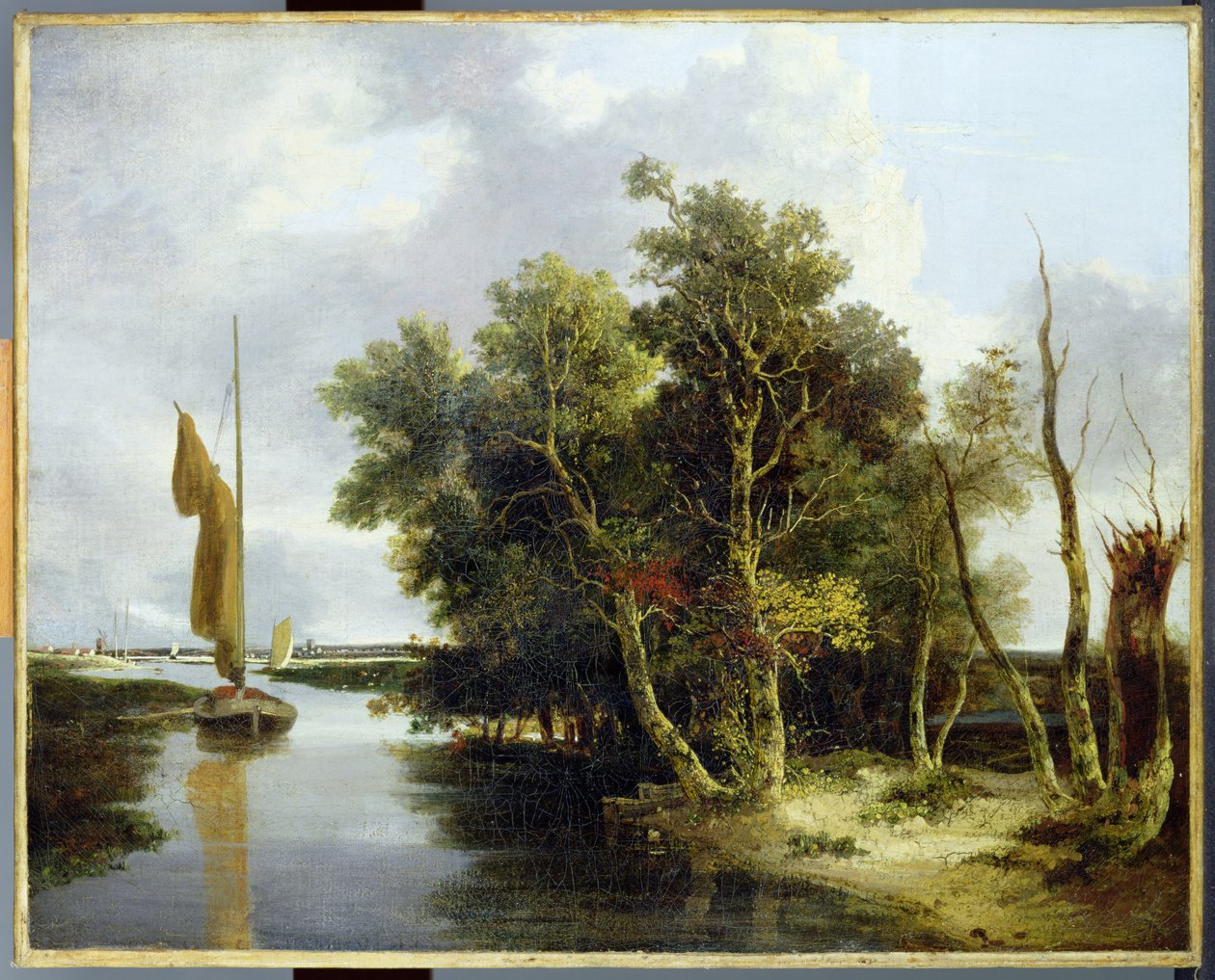 Wherries on the Yare (olaj, vászon) alkotó: John Crome