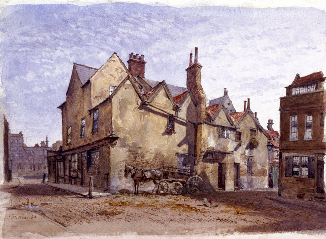 Cromwell House, Smithfield, London, 1880 alkotó: John Crowther