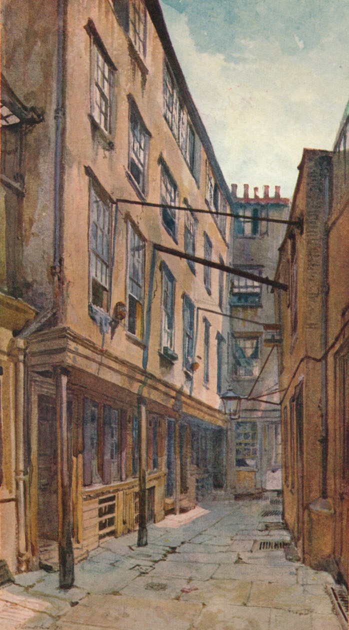 Golden Buildings, Strand, Westminster, London, 1880, 1926 alkotó: John Crowther