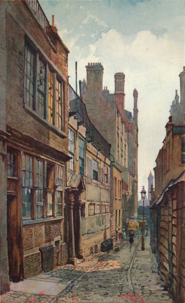 Strand Lane, A folyó felé nézve, 1926 alkotó: John Crowther