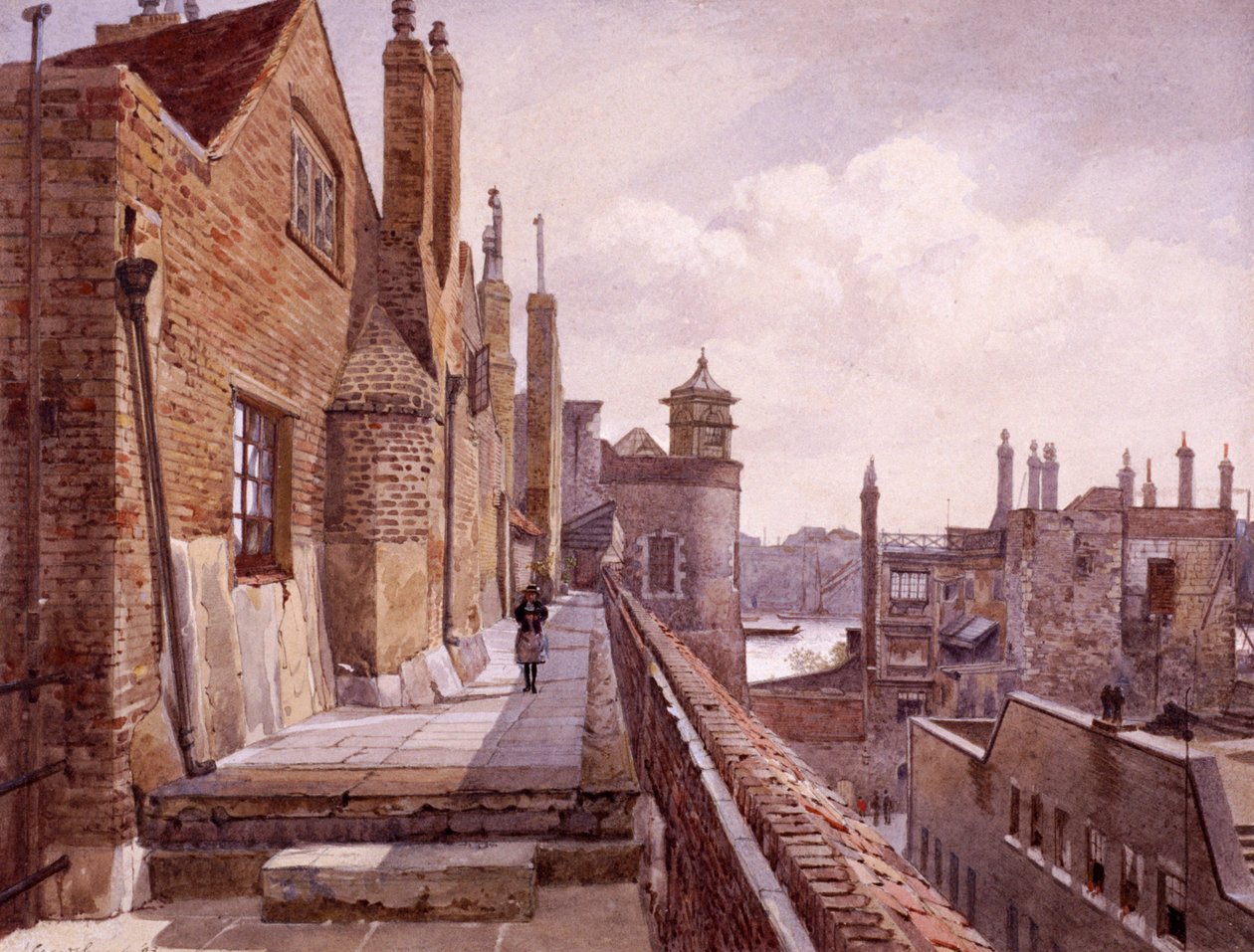 Londoni Tower, London, 1883 alkotó: John Crowther