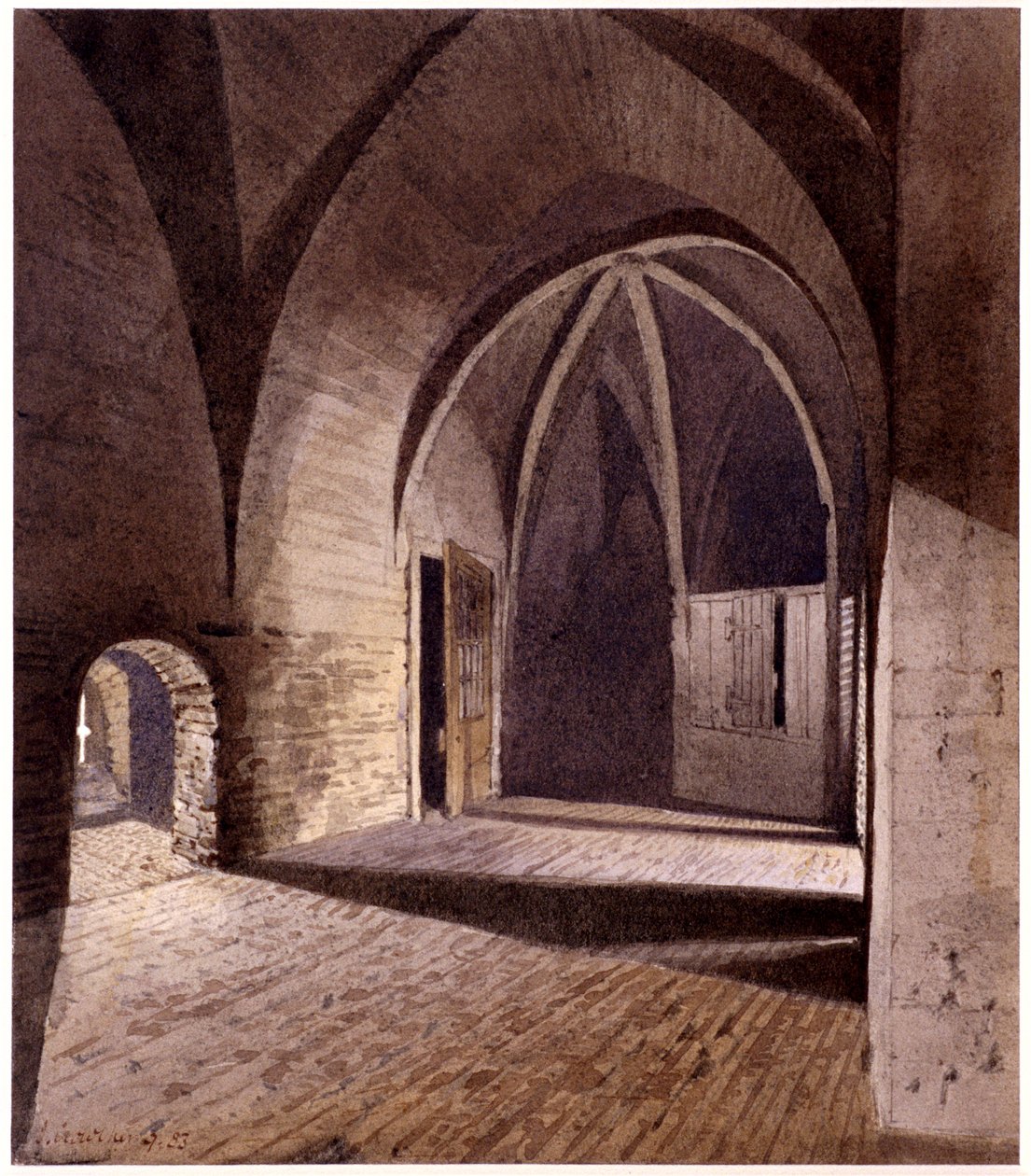 Londoni Tower, London, 1883 alkotó: John Crowther