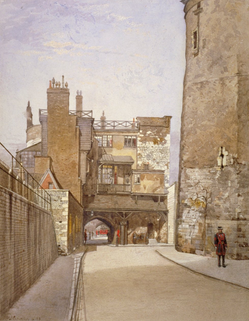 Tower of London, Stepney, London, 1883 alkotó: John Crowther