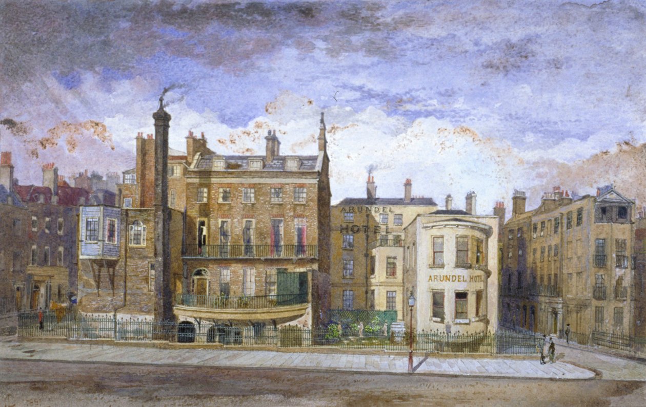 Victoria Embankment, Westminster, London, 1881 alkotó: John Crowther