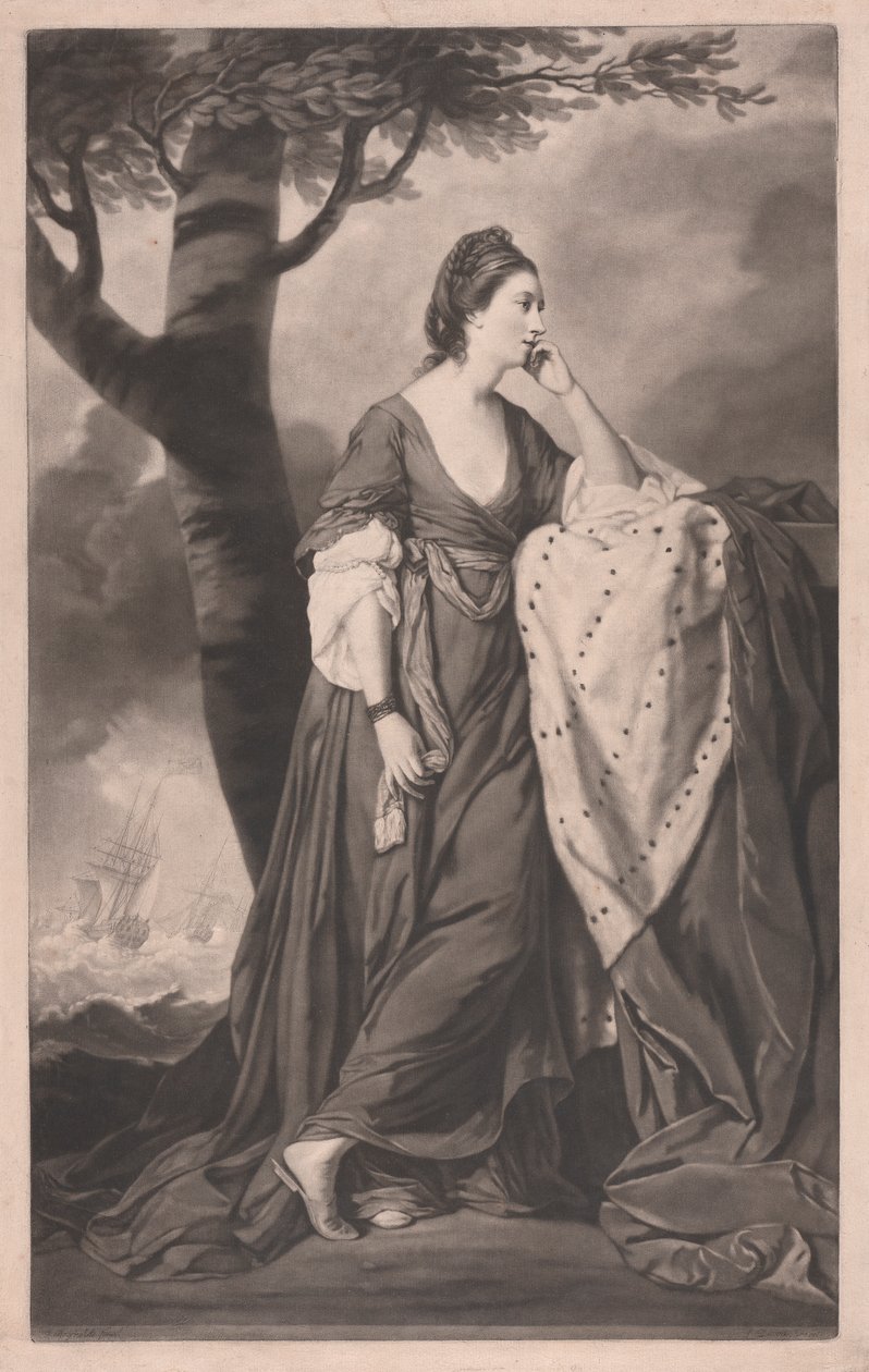 Mária, Ancaster hercegnője alkotó: John Dixon