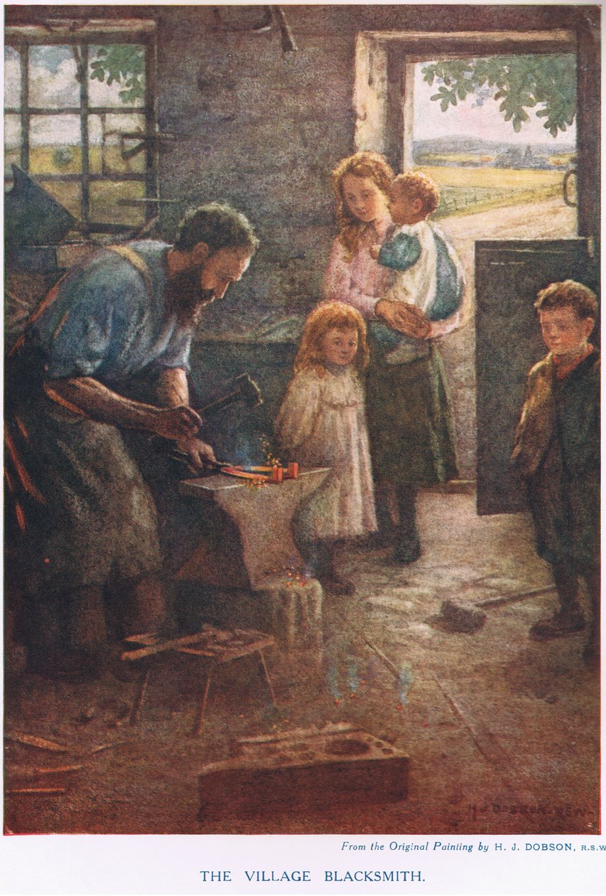 A falu kovácsa alkotó: John Dobson