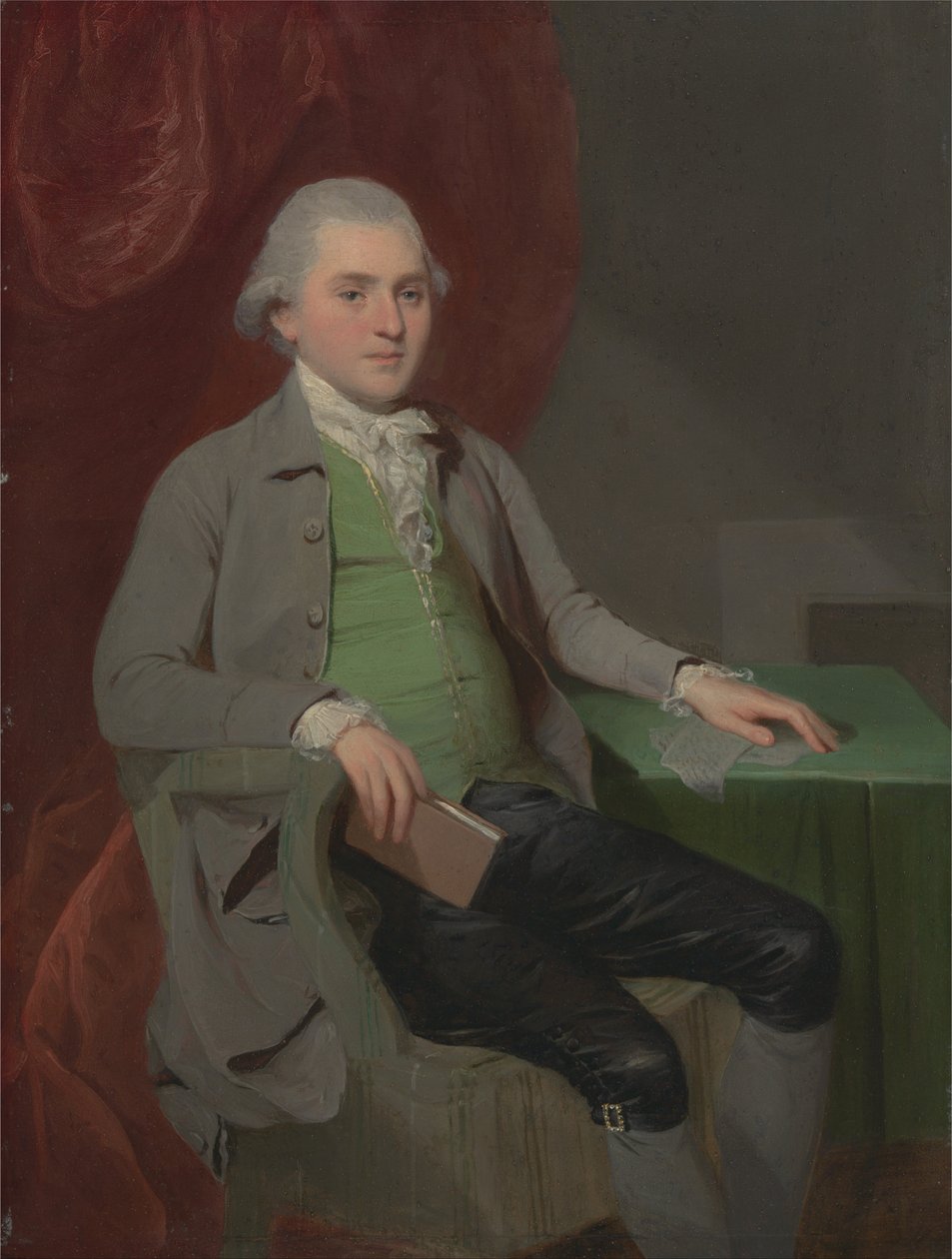 Egy ismeretlen férfi alkotó: John Downman