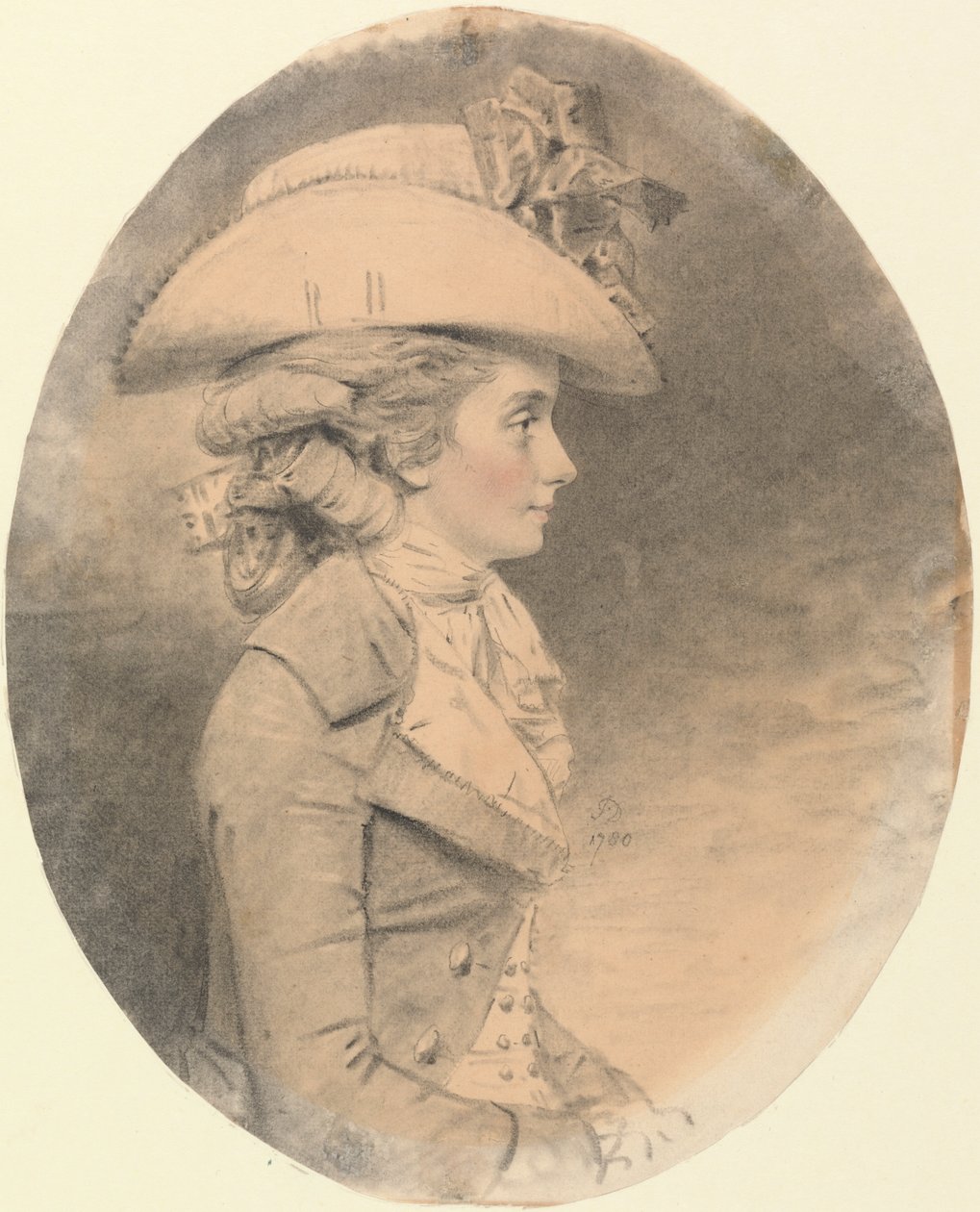 Mrs. Ives Cattonból alkotó: John Downman