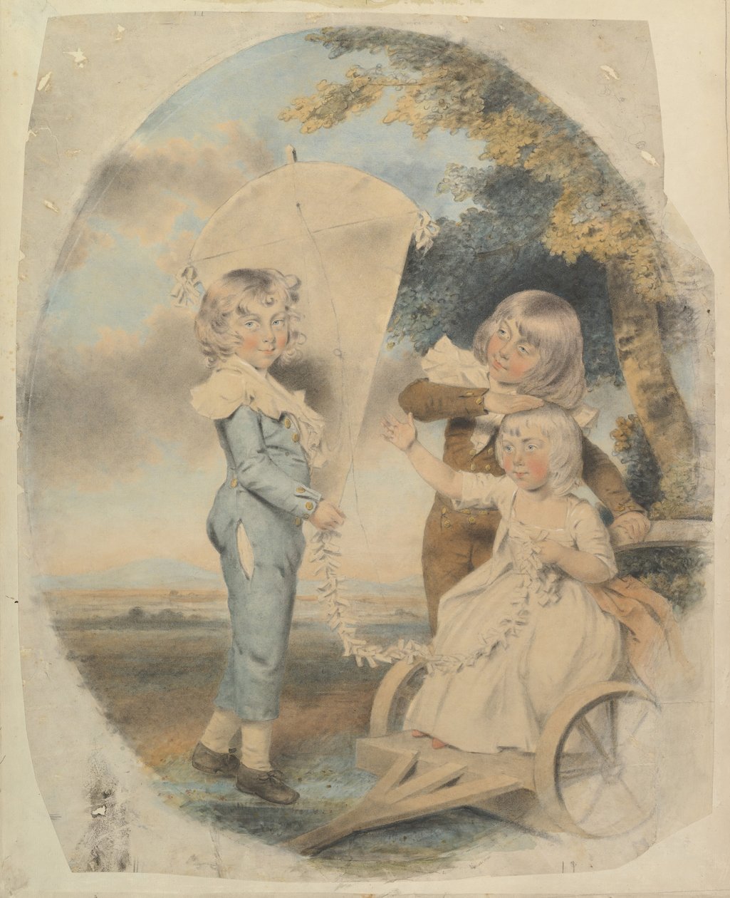 A Dyson-gyermekek, 1787. alkotó: John Downman