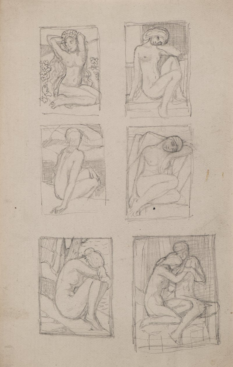 Az ideál papja, Stephen Grahams (ceruza) alkotó: John Duncan