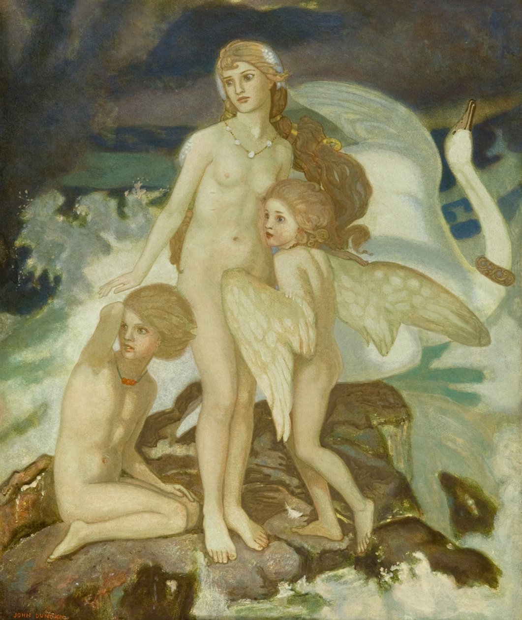 Lir gyermekei, 1924 alkotó: John Duncan