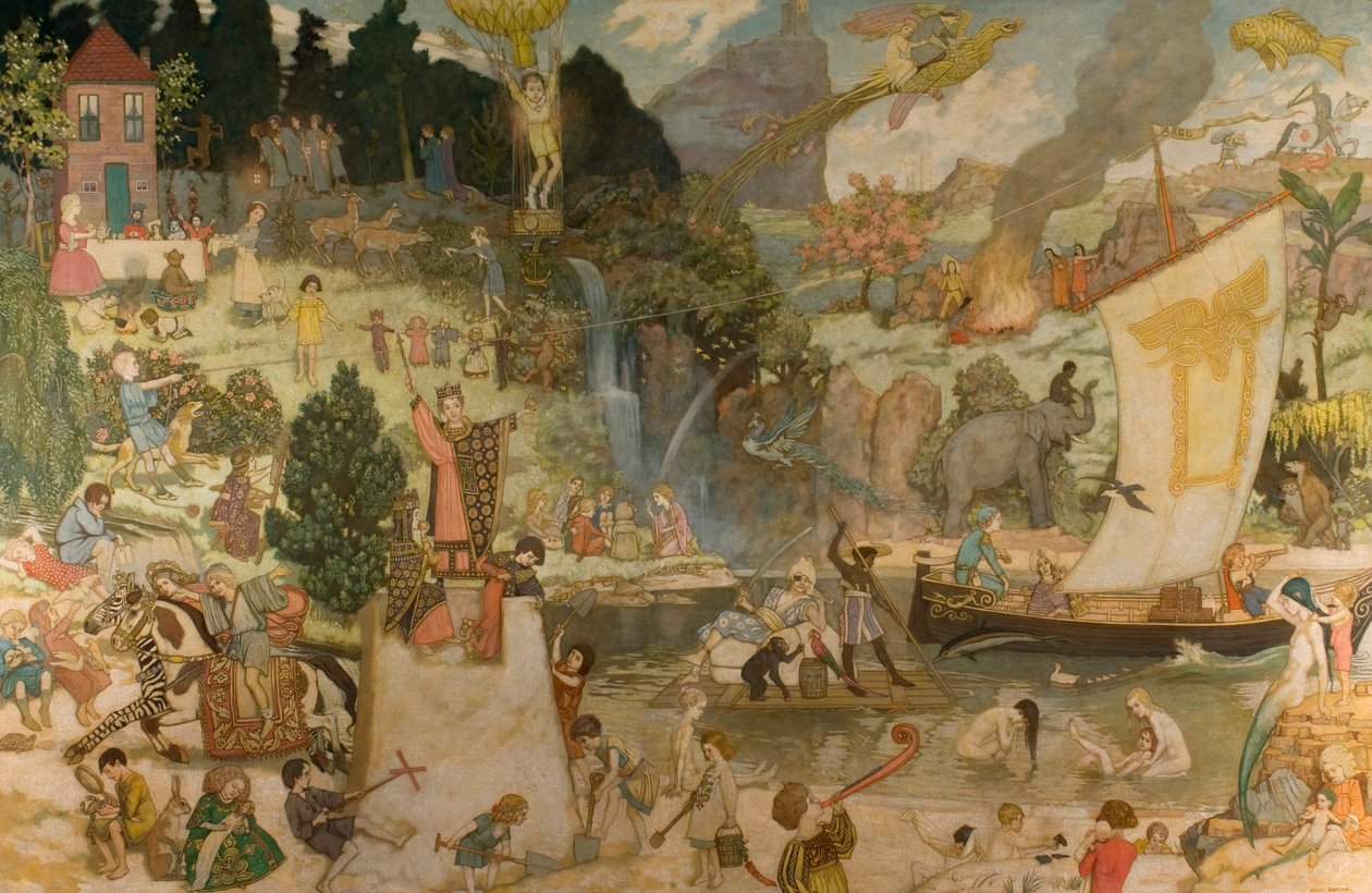 A Játszókert alkotó: John Duncan