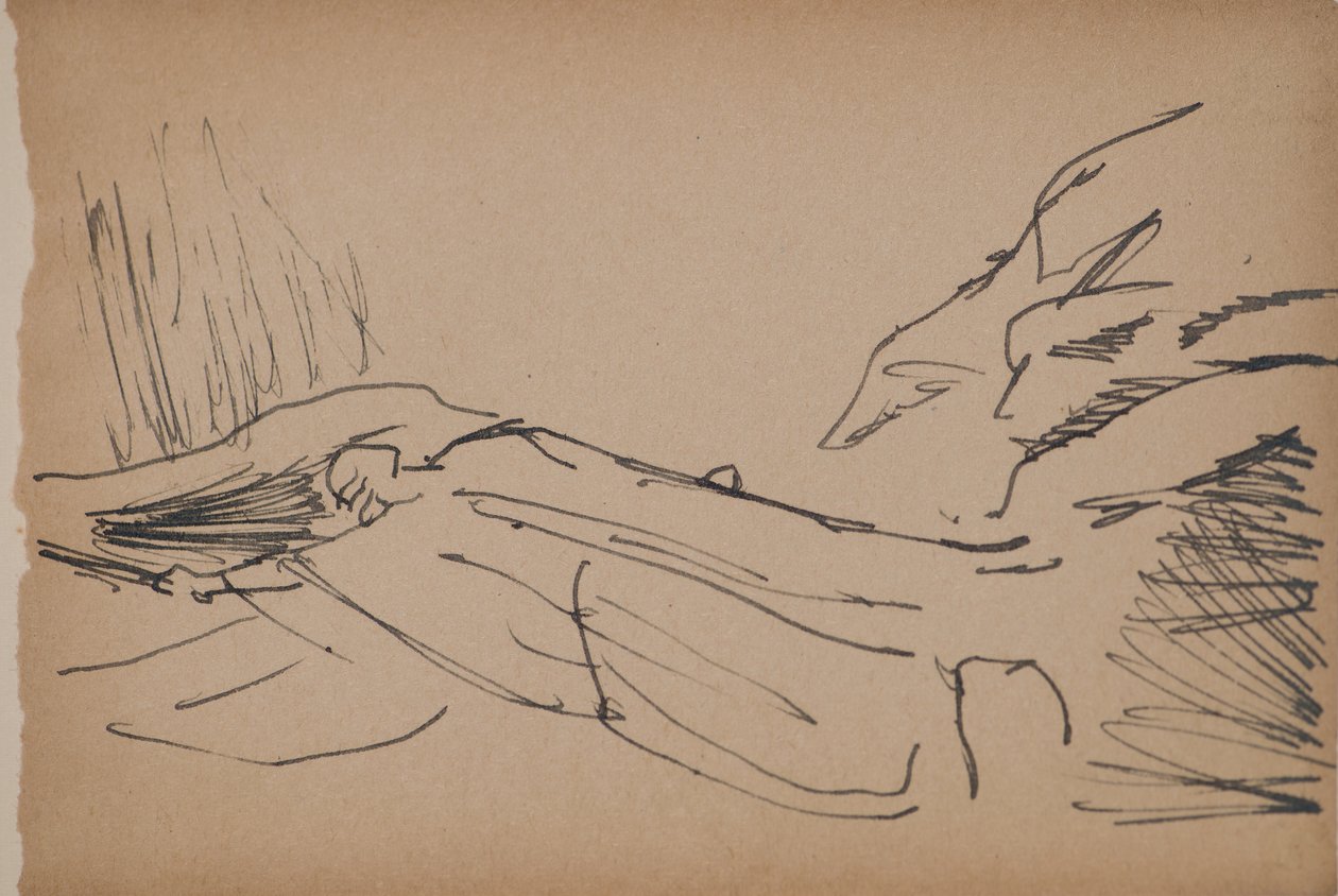 Cím nélkül (toll és tinta) alkotó: John Duncan