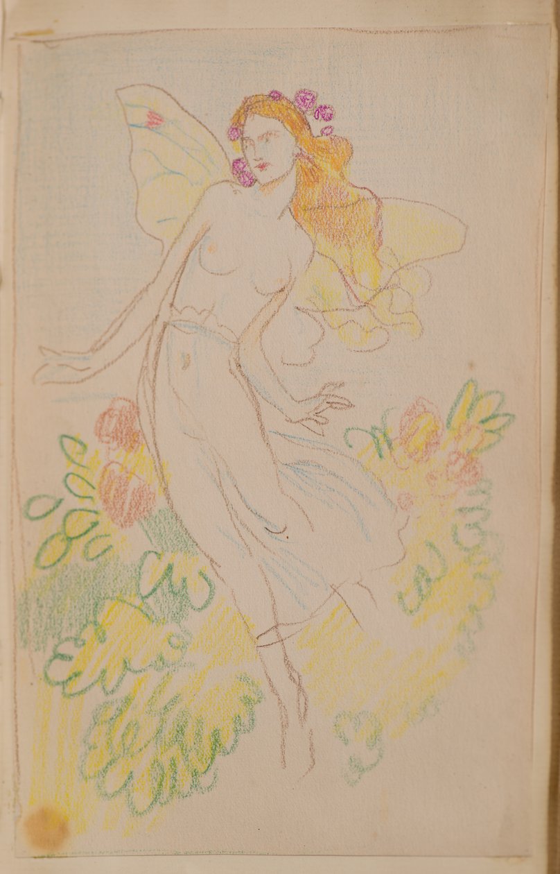 Névtelen [Tündér] (ceruza) alkotó: John Duncan
