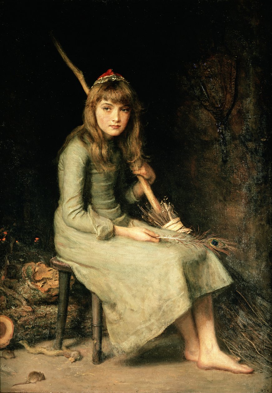 Hamupipőke, 1881 alkotó: John Everett Millais