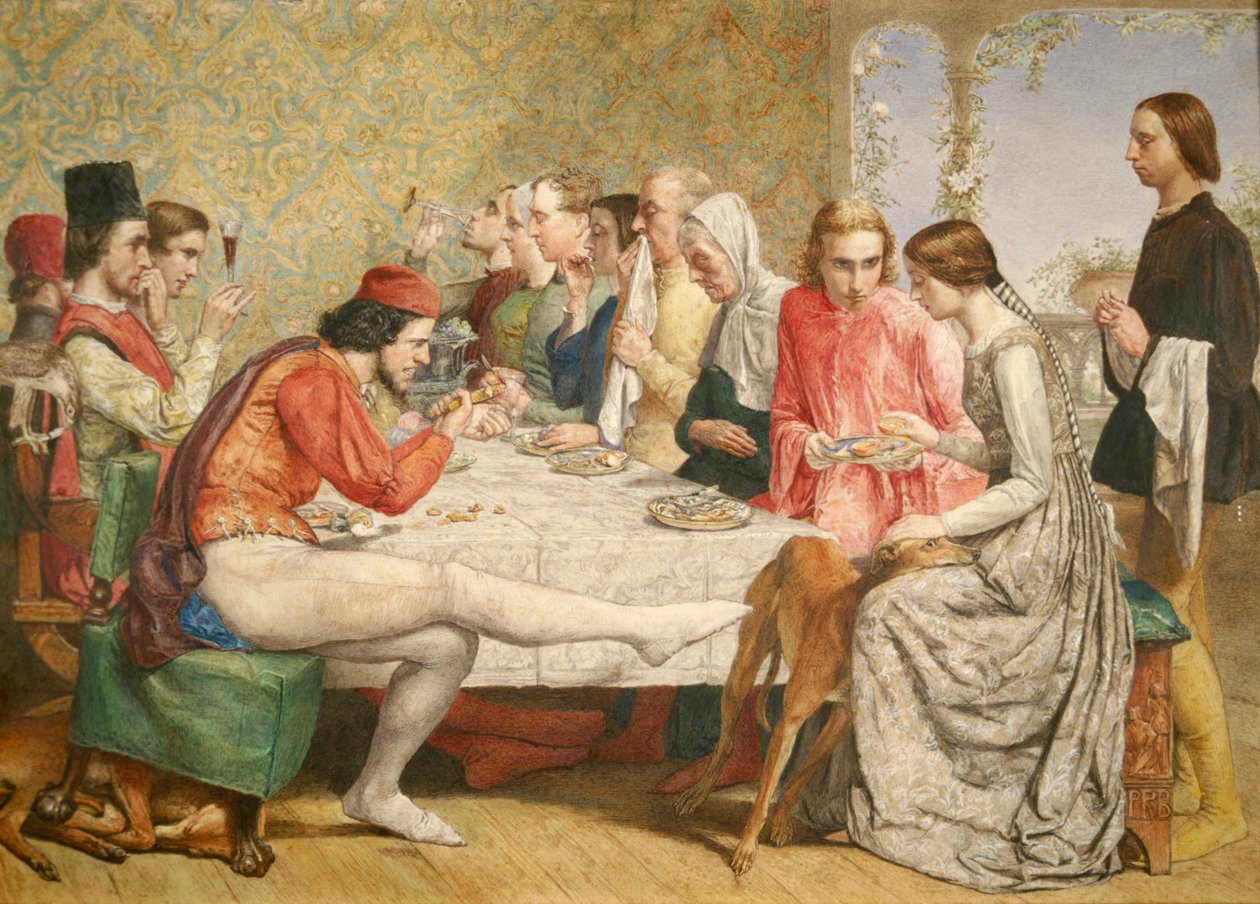 „Izabella”, 1849 alkotó: John Everett Millais