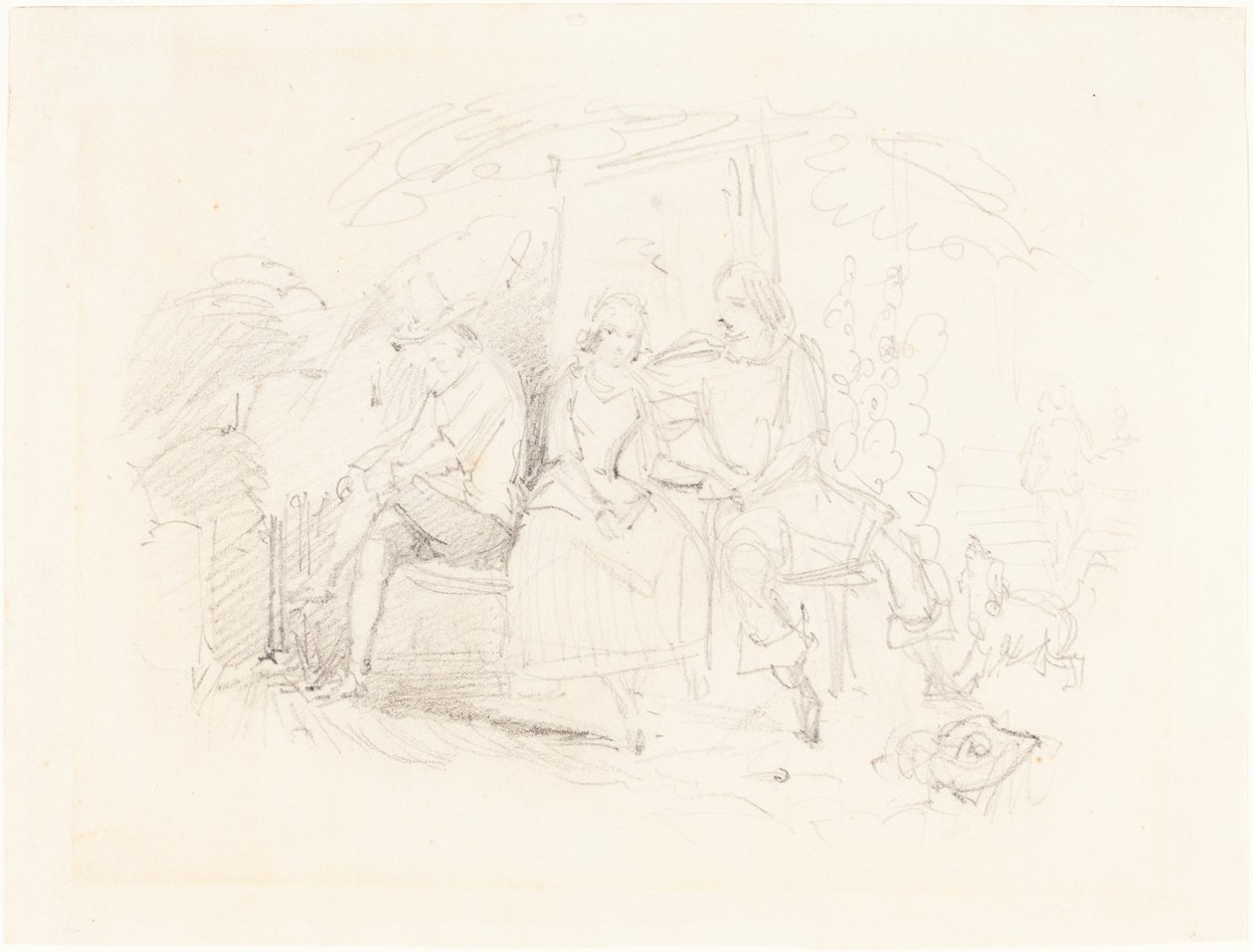 Szerelmesek egy fa alatt alkotó: John Everett Millais