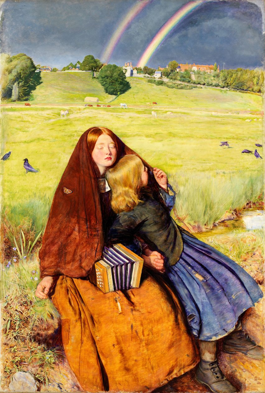 A vak lány alkotó: John Everett Millais