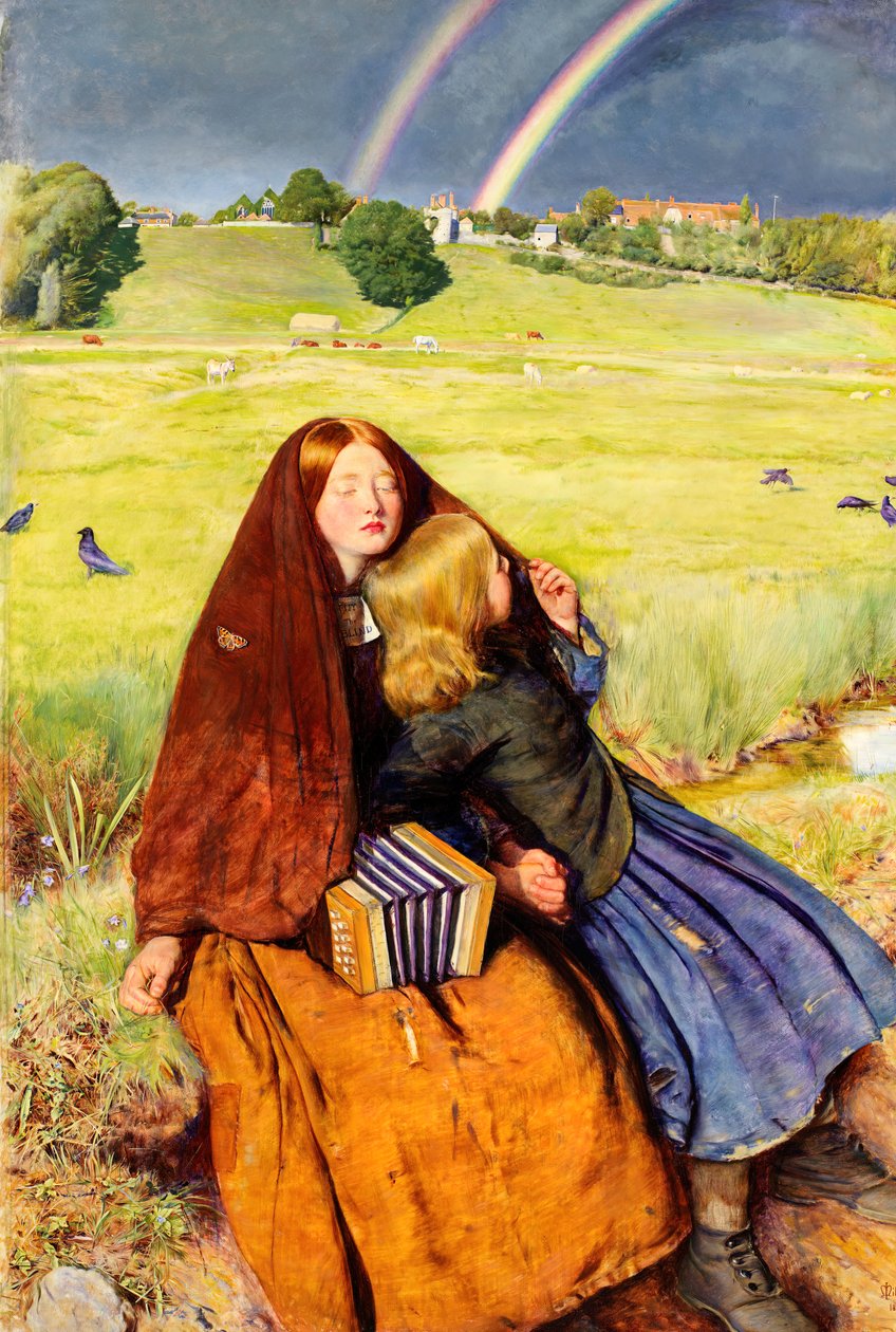 A vak lány, 1856. alkotó: John Everett Millais