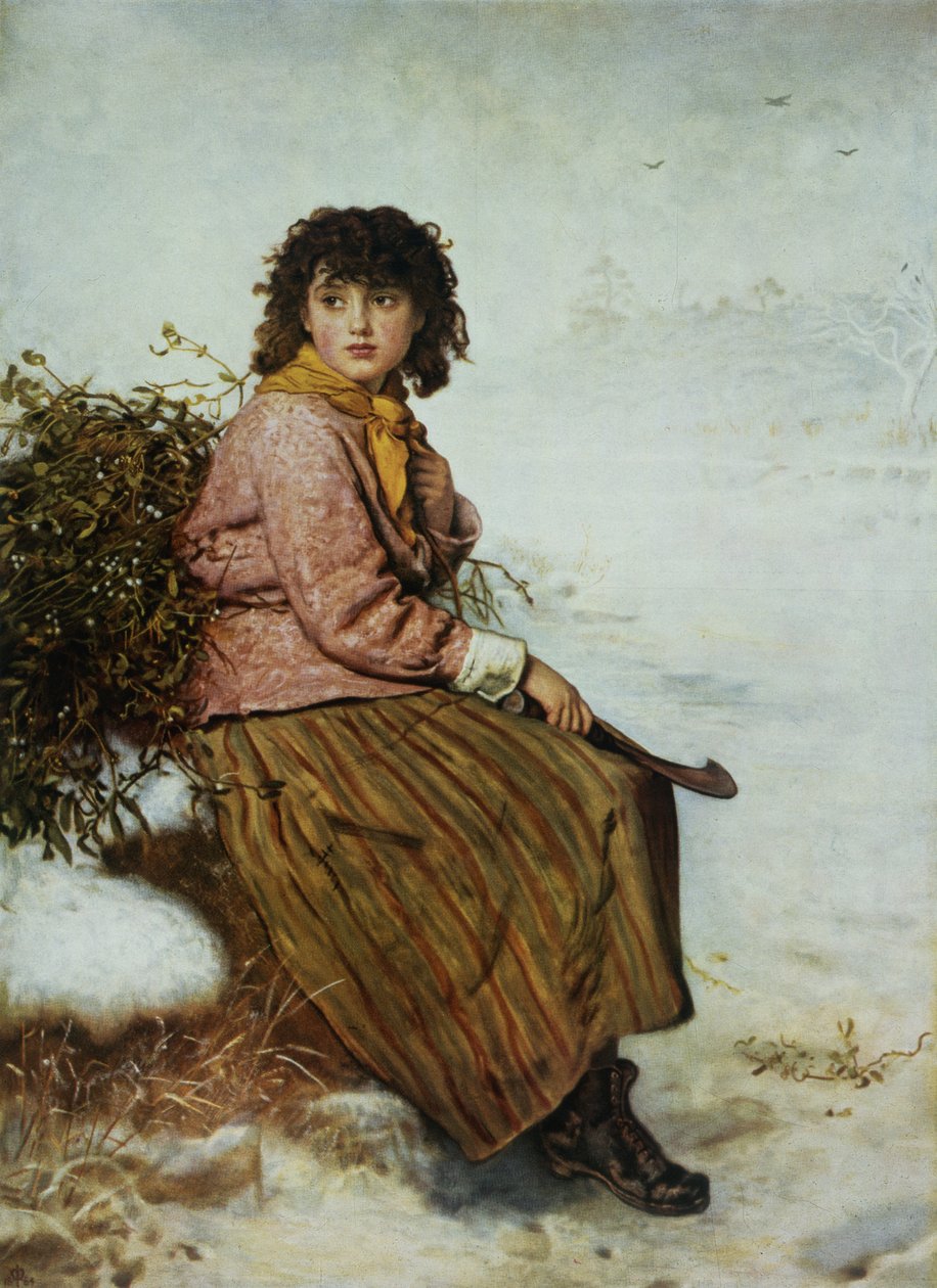 A fagyöngygyűjtő, 1894 alkotó: John Everett Millais