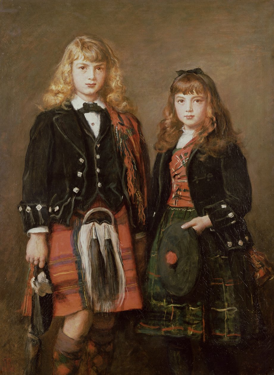 Két Bairns alkotó: John Everett Millais
