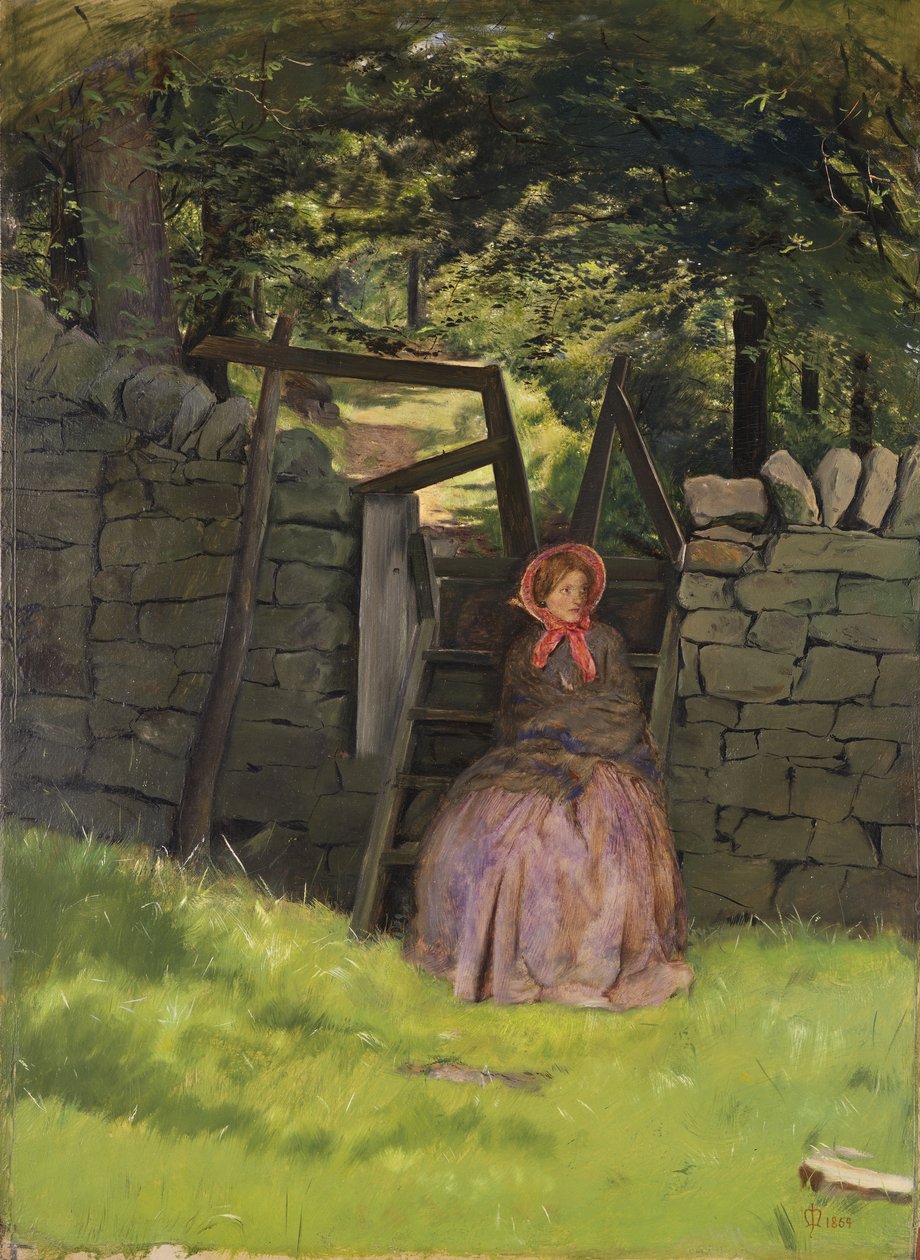 Várakozás, 1854 alkotó: John Everett Millais